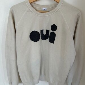 Clare V. OUI sweatshirt